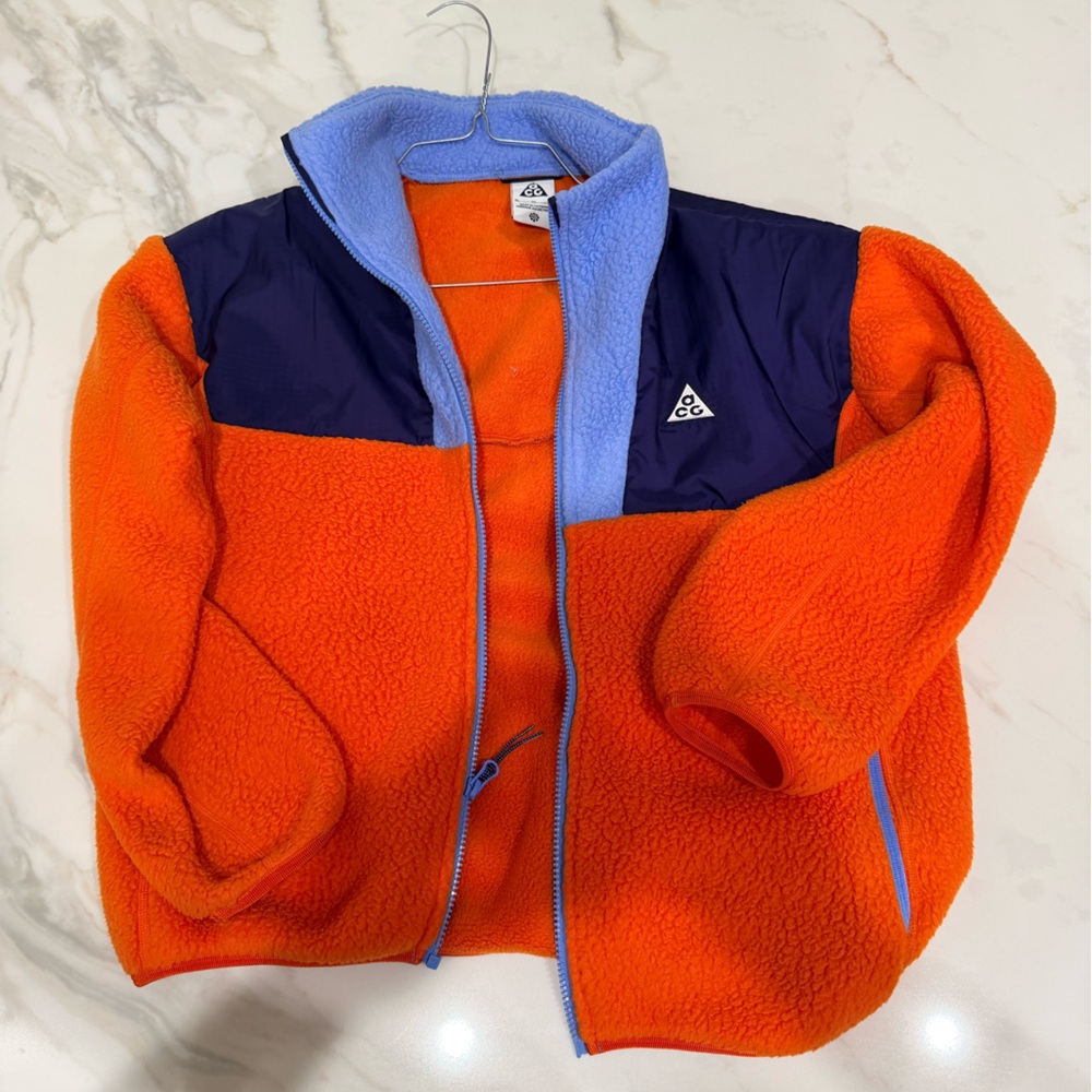 Nike ACG Kids Orange and Blue Jacket